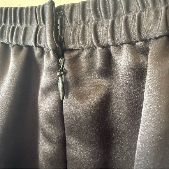 Kathryn Lyndsey Plus Size Full Length Black Satin Skirt - Picture 5 of 8